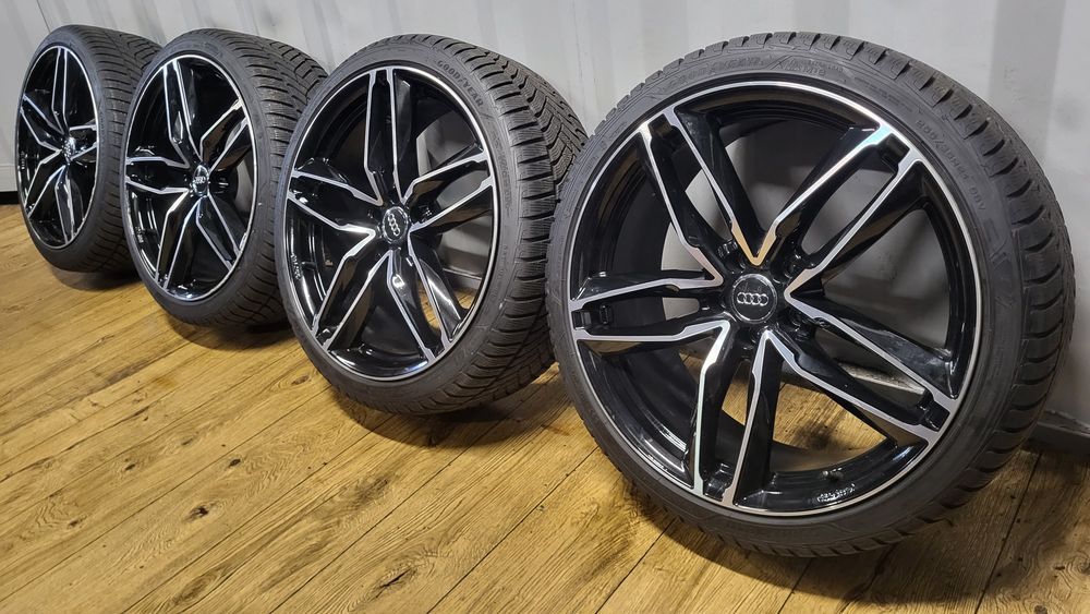 Felgi Koła Audi 21" 5x112 z oponami 255/35 R21 Goodyear 8mm A6 C8 C7 A7 S7 A8 D4 D5 Q5 Q7