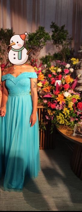 Vestido ombro a ombro