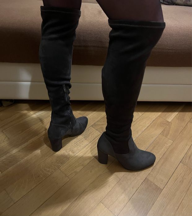 Чоботи ботфорти 40