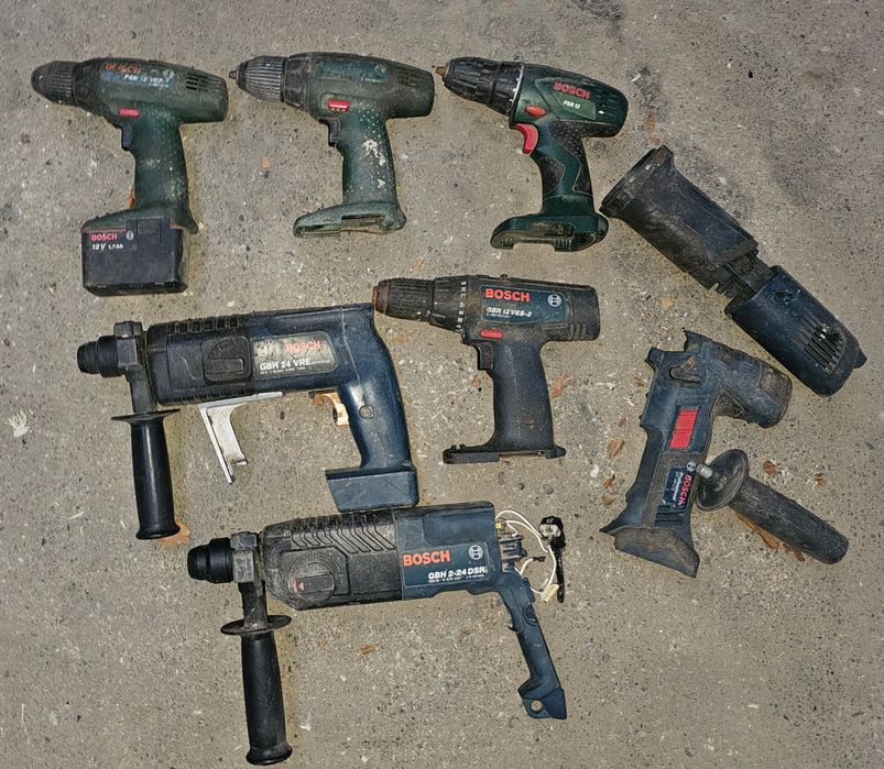 Zestaw narzędzi Bosch.  GSR 12VES GBH  PSR 12 młotowiertarka wkrętarka