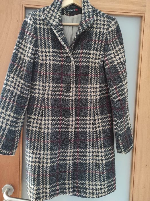 Casaco com padrão xadrez