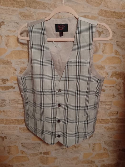 (48/S) Devil's Advocate/ Kamizelka garniturowa z Londynu, NOWA