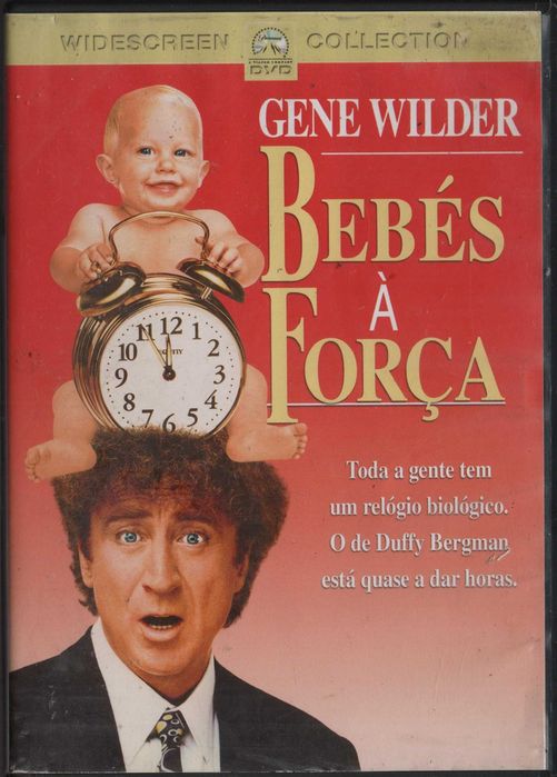 Dvd Bebés À Força - comédia - Gene Wilder - NUNCA EXIBIDO EM PORTUGAL