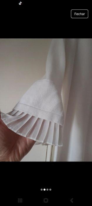 Camisola de malha meia manga