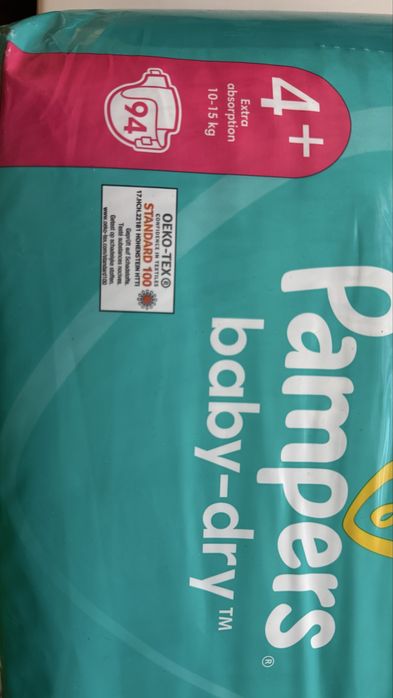 Памперси 4+.