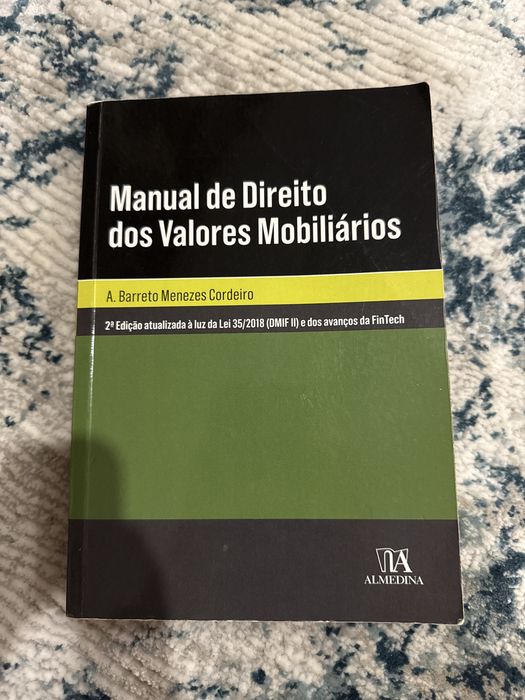Manual de Direito dos Valores Mobiliários - Menezes Cordeiro