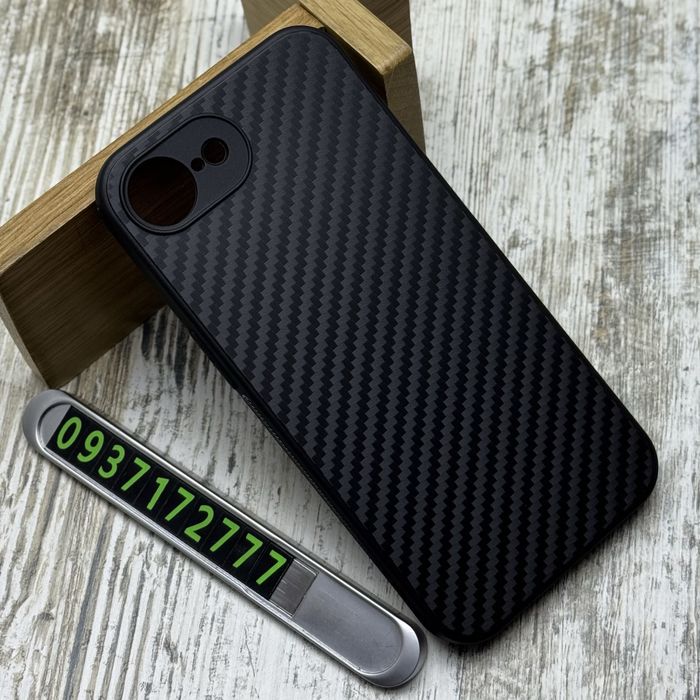 Чехол гибкий Carbon TPU на iPhone 16e/ 17e и др. Тонкий чохол