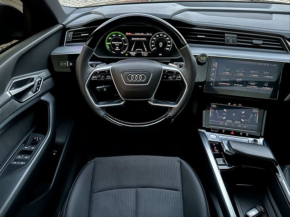 Audi E-tron 95kBt S-line 408л.с Quattro Европа Некрашена  Обмен