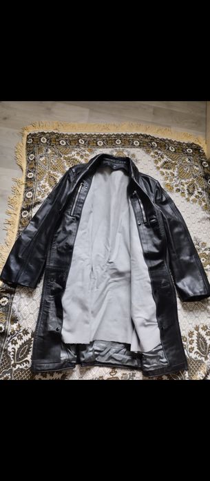 Плащ мужской натуральная кожа