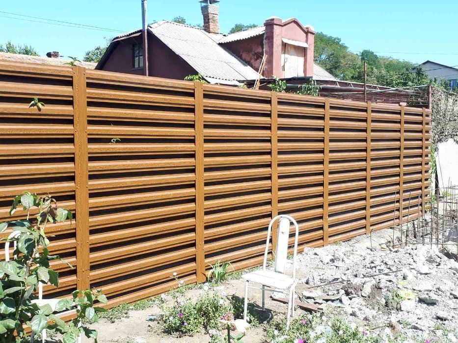 Забор Жалюзи, Ранчо, Штакет под ключ Ворота Калитка в Одессе и области