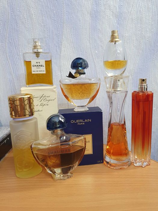 Залишки парфумів у флаконах