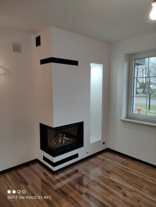 Kominek narożny Simple 8, eko, 10 lat gwarancji.