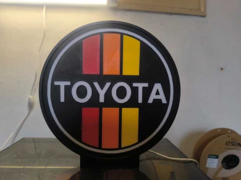 Lightbox Luminaria decorativa Toyota 80s