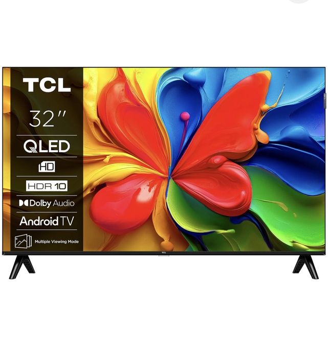 NOWY Telewizor TCL 32S4K 32" QLED HD Ready Android TV 2 lata gwarancji