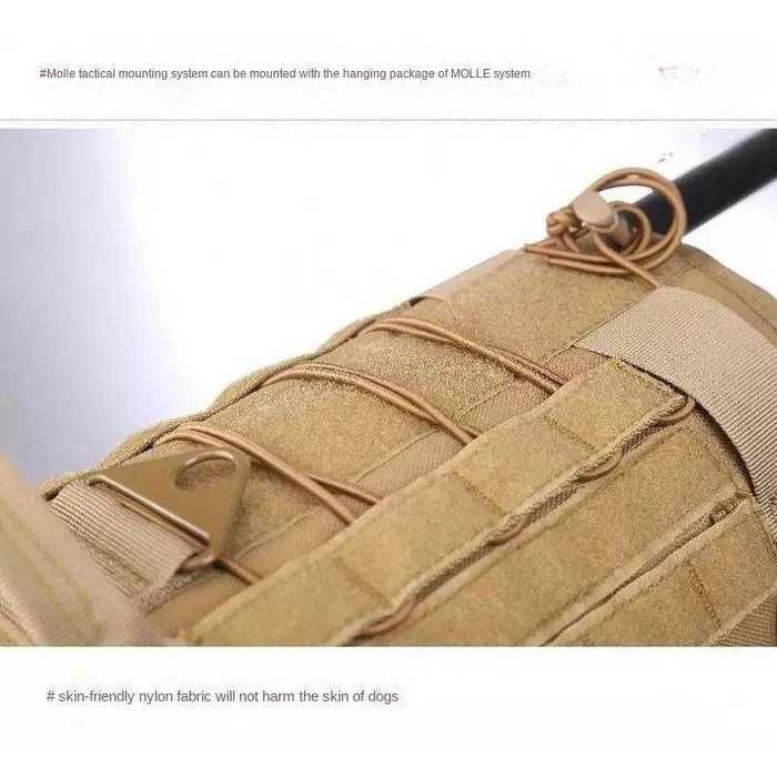 (NOVO) Peitoral Militar Cão * Peitoral tático * Arnês de treino Cão