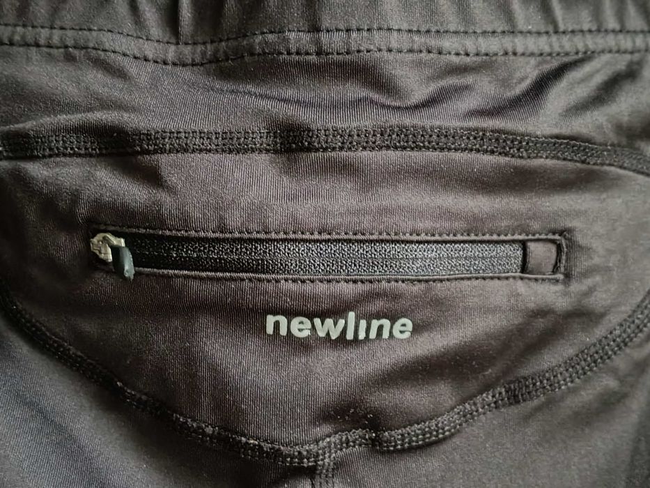 Leginsy sportowe 3/4 czarne Newline 40 L S2