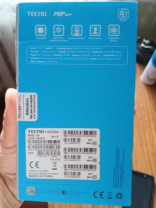 Телефон "Tecno" Pop 2 F 16 Gb