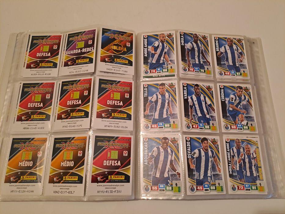 Caderneta de Cards Liga Portuguesa 2015-16 nova e completa
