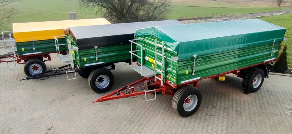 Plandeka na przyczepę zwijana gruba