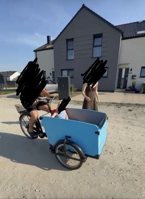 Rower riksza, zabudowa przeciwdeszczowa, 4 osobowy