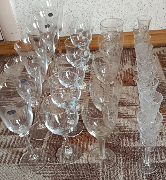 Пивная кружка , фужеры, рюмка прошлого века