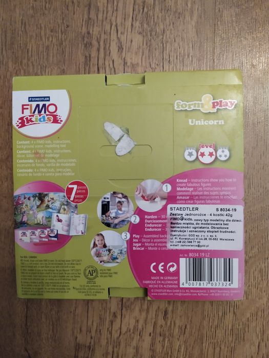 Modelina Fimo Kids Staedtler Jednorożec