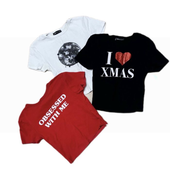 Футболки, y2k, с надписью