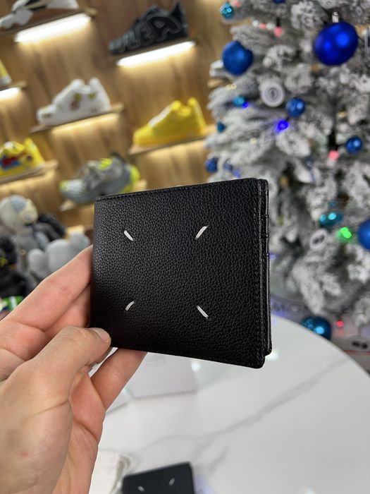 Гаманець Maison Margiela Logo Black Leather — zdjęcie 4
