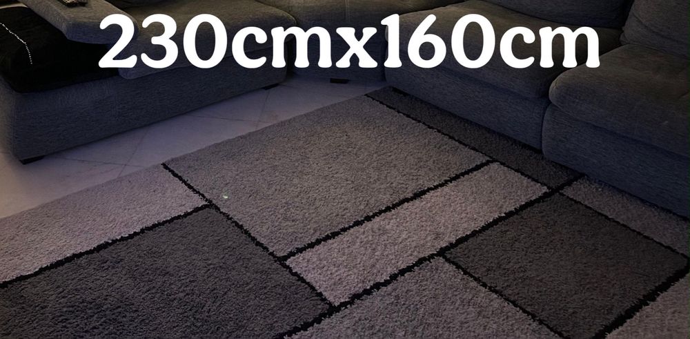 Conjunto 6 cadeiras de Sala + 1 móvel TV + 2 Tapetes