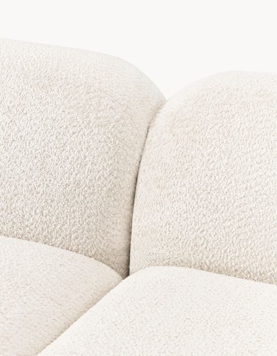 Sofa modułowa Teddy-Bouclé Wolke (3-osobowa)