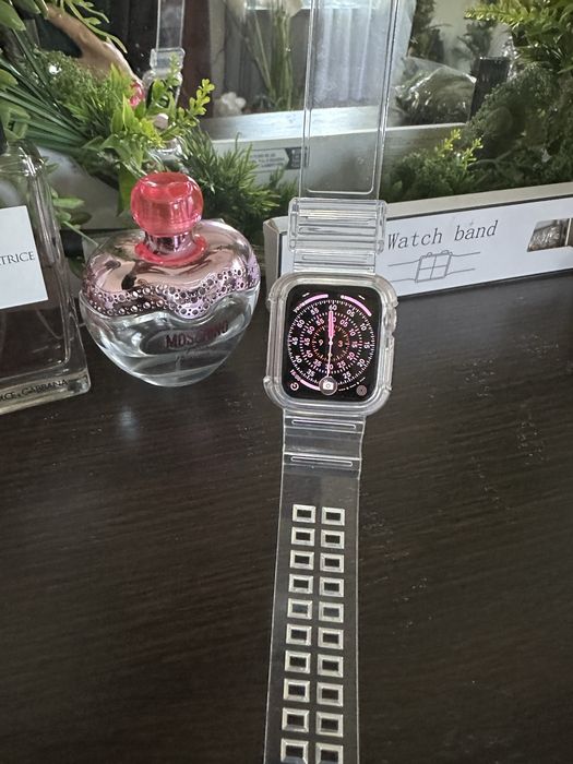 Ремешок на Apple Watch ! Ремешок прозрачный на часы Эпл Вотч ! 41 мм