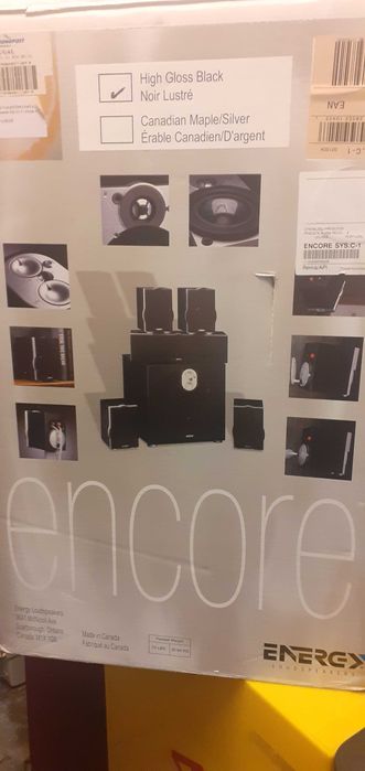 Colunas Energy Encore 5.1 preto