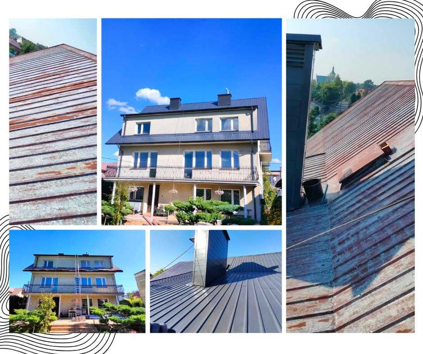 Mycie i malowanie dachów