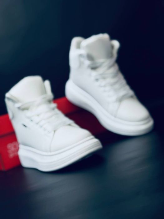 Кроссовки ботинки Puma/ женские кожаные кроссовки на зиму пума / PUMA