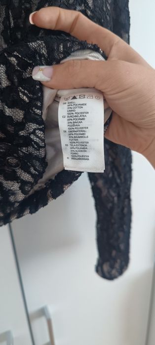 Bolerko koronkowe h&m 34 XS marynarka