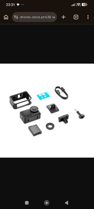 Câmara de ação DJI Osmo Action 4 - Standard Combo