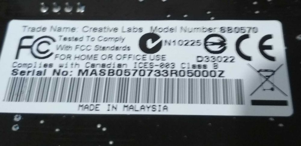 Аудиосистема Creative Live 7.1 SB0507