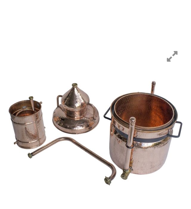 Alambique banho maria 50 litros