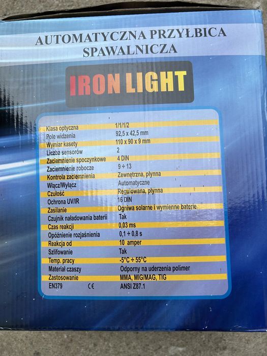 Przylbica spawalnicza iron light magnum