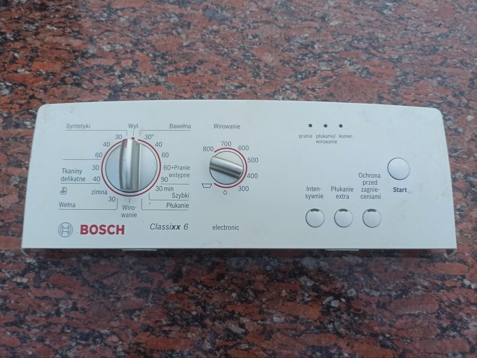 Części do pralki Bosch ładowana od góry.