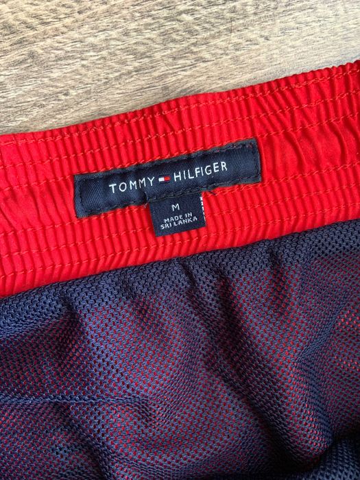 Шорти Tommy Hilfiger сині з червоним шорты