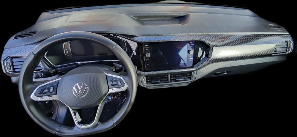 Deska rozdzielcza kokpit airbag poduszki pasy VW T-cross