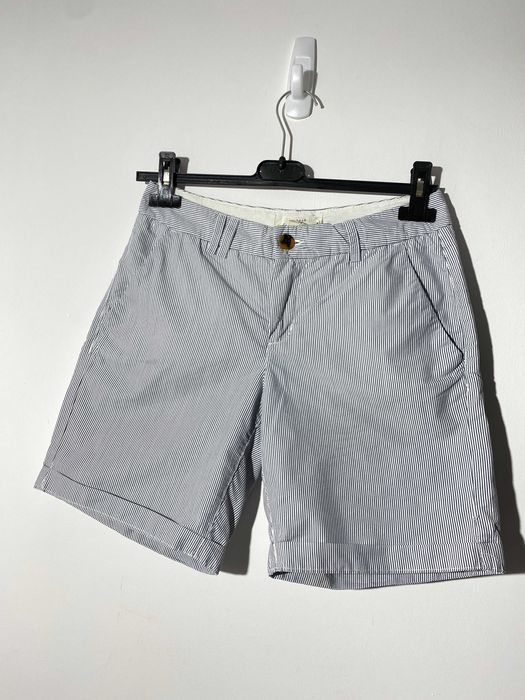 spodenki szorty bermudy lato paski old money XS 34 casual basic prążek
