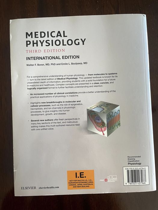 Medical Physiology Boron 3th edition Aldoar, Foz Do Douro E