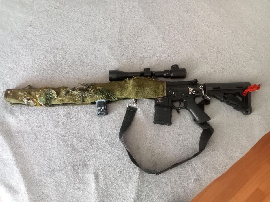 Mira telescópica 9x Caça ou Airsoft