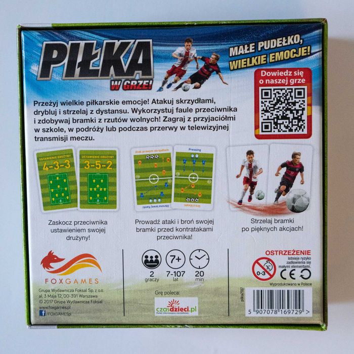 Piłka w grze! - gra planszowa