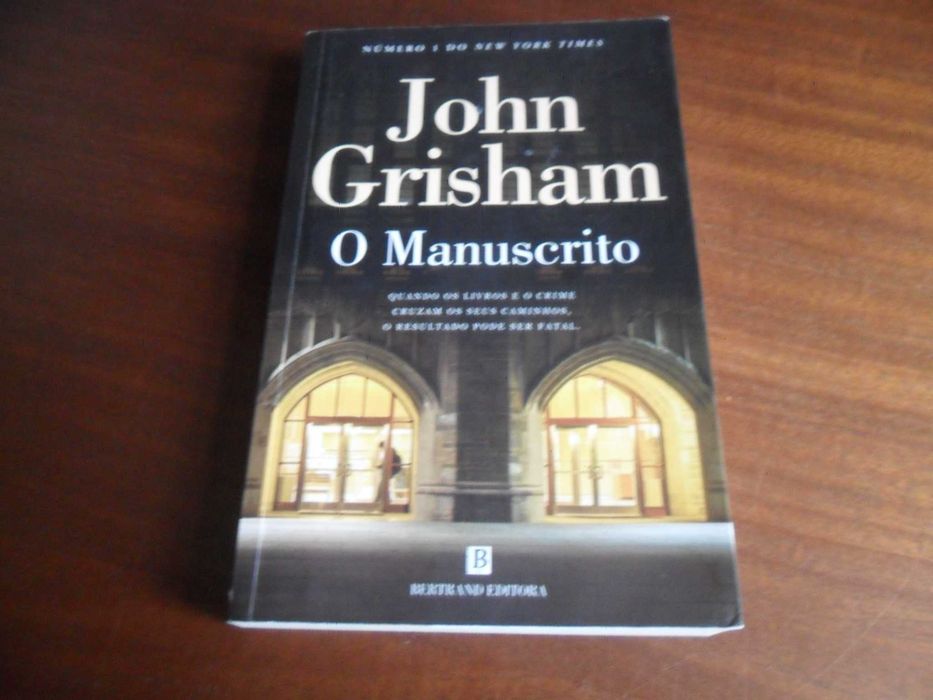 "O Manuscrito" de John Grisham - 1ª Edição de 2018