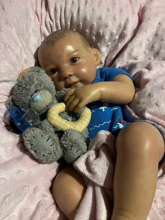 Lalka reborn + mega wielka wyprawka ubrań i fotelik