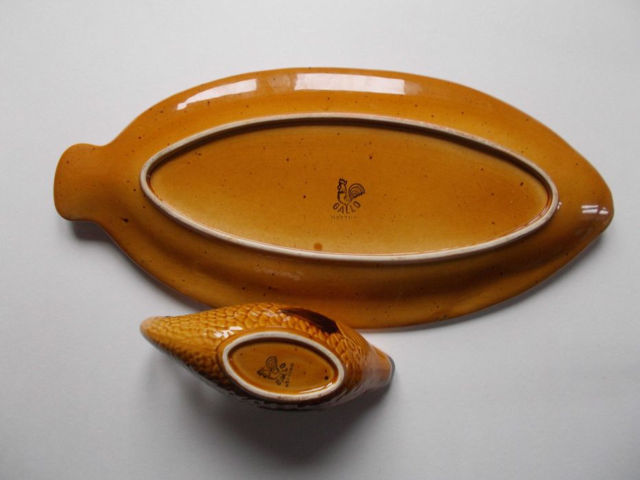 Wielki półmisek ryba + sosjerka Vielleroy & Boch vintage lata 70