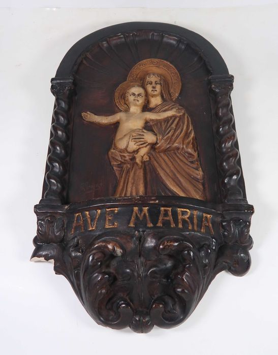 Virgem Santíssima com o Menino - A. Peyro Mezquita (1882/1954) - 53 cm